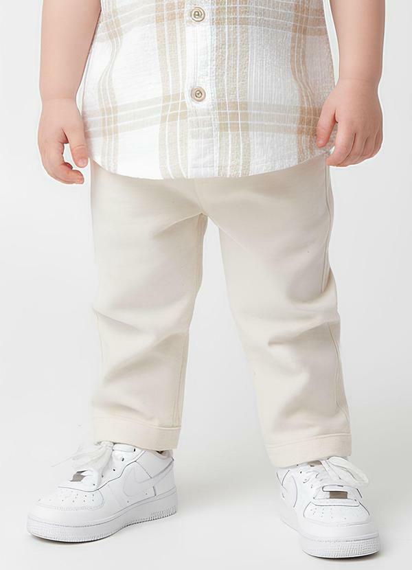 Lik Boys - Calça com Bolsos Faca Bege