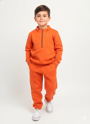 Lik Boys - Camisa em Poly Linen Cinza - LIK BOYS