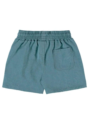 Up Baby - Short Infantil Menino em Poliéster Azul - UP BABY