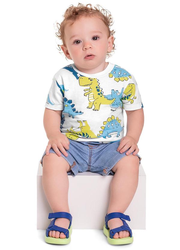 Quimby - Short Jeans para Bebê Menino Azul