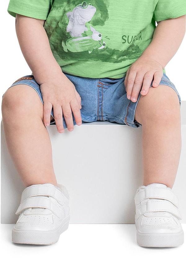 Quimby - Short Jeans para Bebê Menino Azul