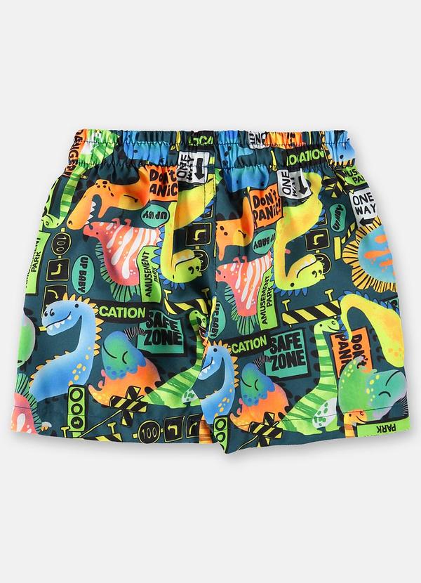 Up Baby - Short Jurassic Friends Infantil Azul 4
