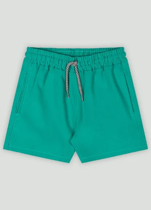 Short Menino em Microfibra Up Baby Verde - UP BABY