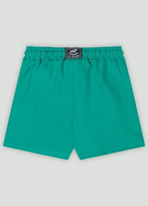 Short Menino em Microfibra Up Baby Verde - UP BABY