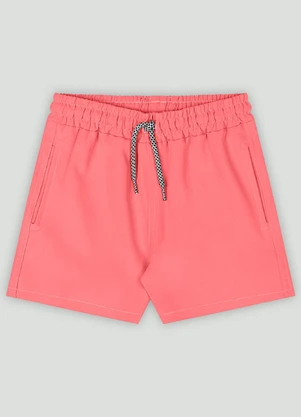 Short Menino em Microfibra Up Baby Vermelho - UP BABY