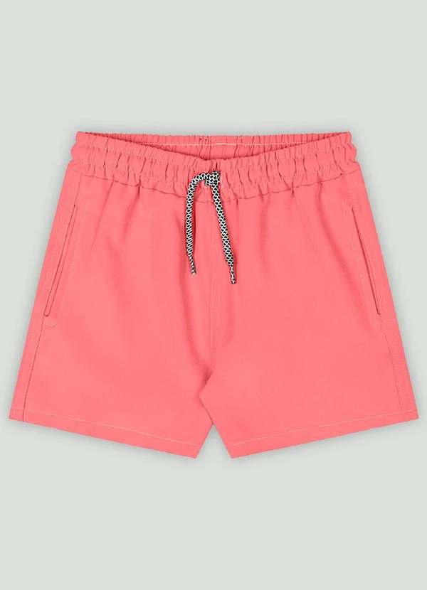 Up Baby - Short Menino em Microfibra Up Baby Vermelho