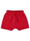 Up Baby - Short para Bebê Menino em Moletom Vermelho - variação: Vermelho