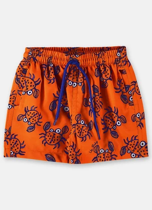 Up Baby - Short Siri Shuffle Infantil Laranja - UP BABY