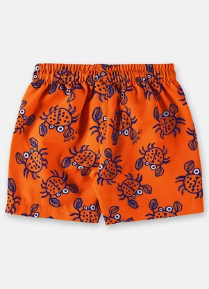 Up Baby - Short Siri Shuffle Infantil Laranja - UP BABY
