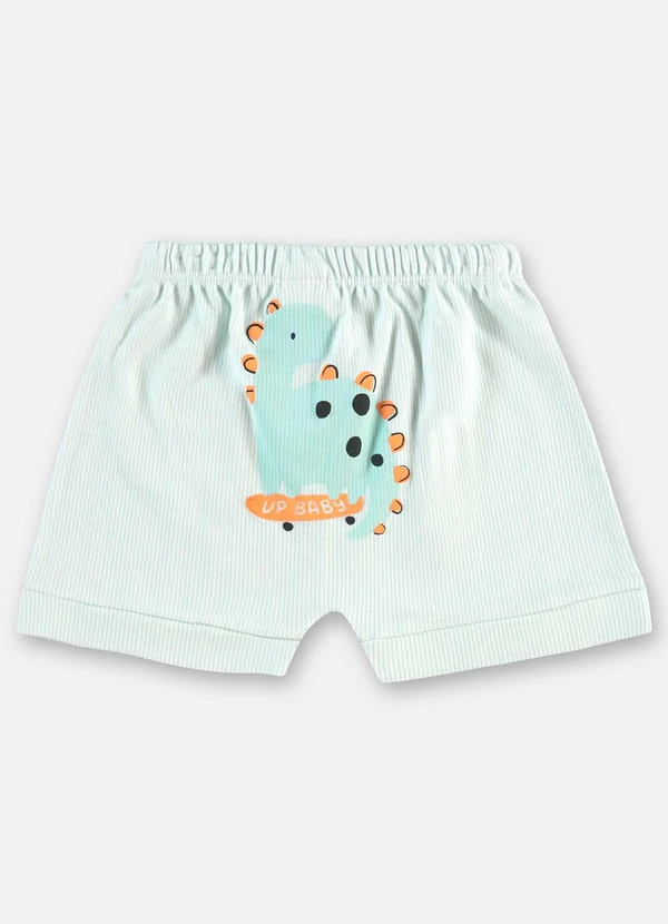 Up Baby - Short Suedine Bebê Menino Azul 4