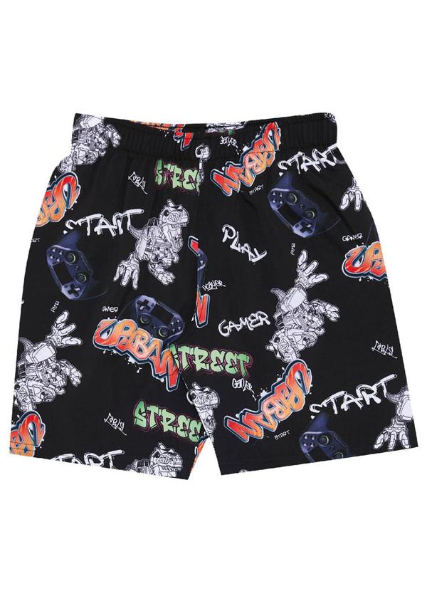 Pulla Bulla - Shorts Nylon Menino Azul
