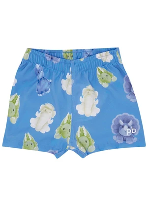 Pulla Bulla - Shorts Nylon Menino Azul - PULLA BULLA