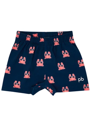 Pulla Bulla - Shorts Nylon Menino Azul - PULLA BULLA