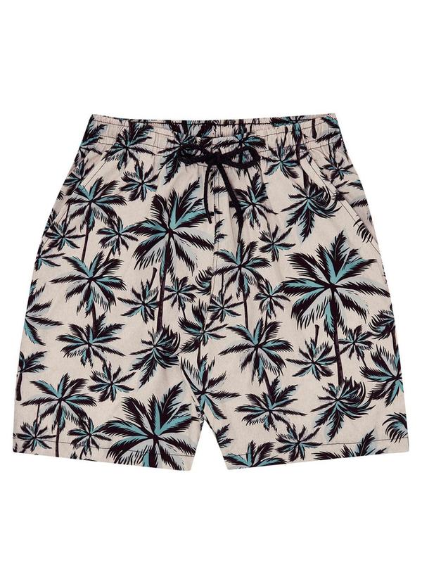 Pulla Bulla - Shorts Nylon Menino Bege