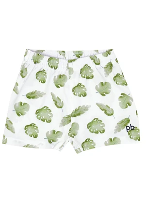 Pulla Bulla - Shorts Nylon Menino Branco - PULLA BULLA