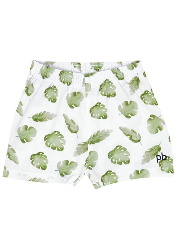 Pulla Bulla - Shorts Nylon Menino Branco 1