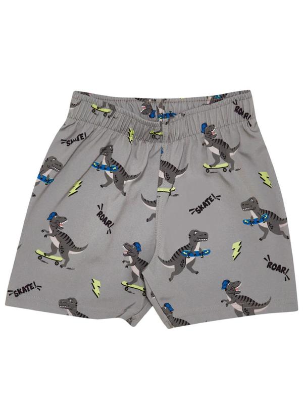 Pulla Bulla - Shorts Nylon Menino Cinza