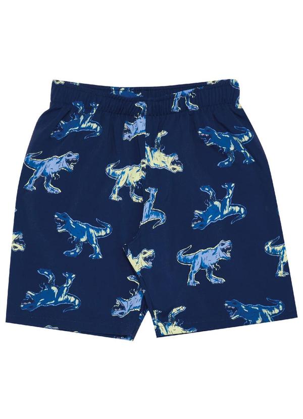 Pulla Bulla - Shorts Nylon Menino Marrom