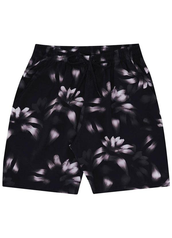 Pulla Bulla - Shorts Nylon Menino Preto