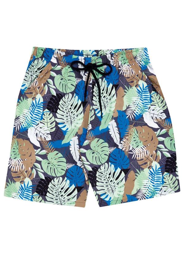 Pulla Bulla - Shorts Nylon Menino Verde