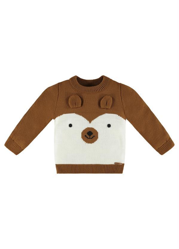 Up Baby - Blusão Bebê em Tricot Amarelo