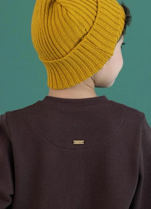 Soft Bonni - Blusão Infantil Café Expresso - SOFT BONNI