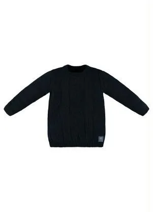 Up Baby - Blusão Infantil Menino em Tricot Azul - UP BABY