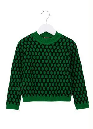 Bento - Casaco de Tricot Ponto-Pipoca Verde - BENTO