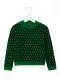 Bento - Casaco de Tricot Ponto-Pipoca Verde - variação: Verde