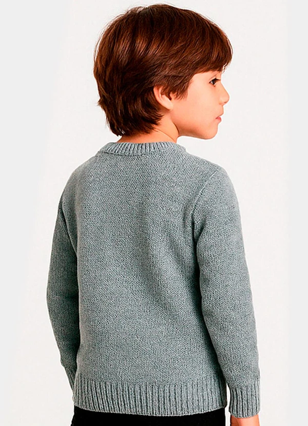 Anadoda - Sueter Infantil Cinza 2