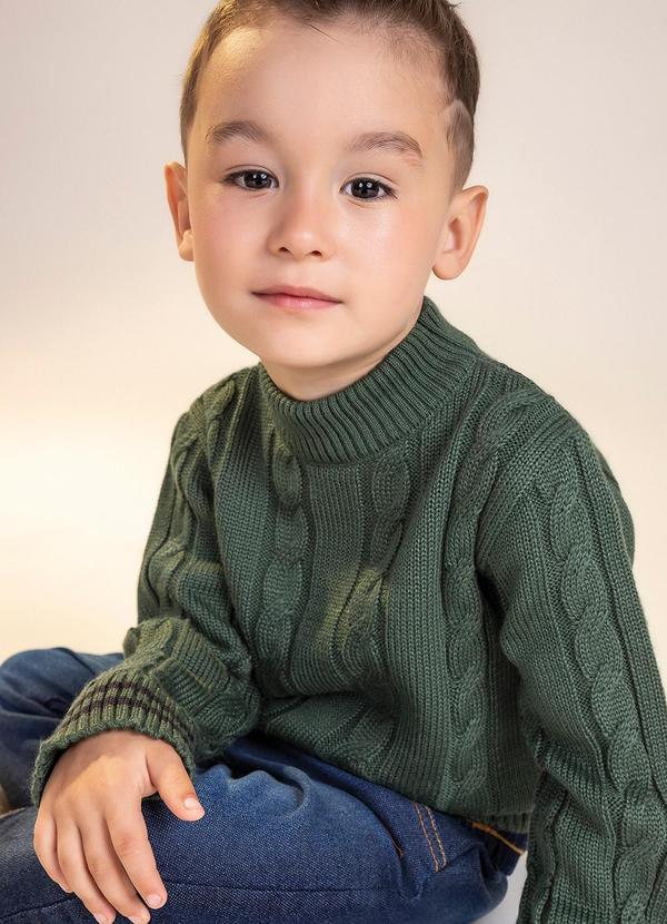 Colorittá - Suéter Infantil Menino Verde