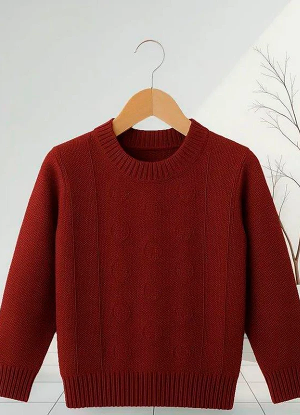Doce Tom - Suéter Infantil Tricot Conforto ClássicoBordo 2