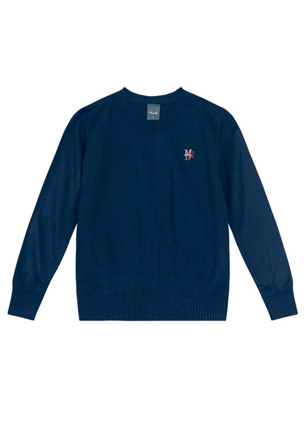 Brandili Mundi - Suéter Tricô Infantil Menino Azul 3