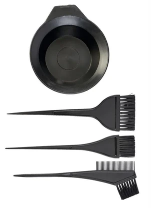 Lar e Lazer - Kit Tratamento de Cabelo Preto 4 Peças - LAR E LAZER