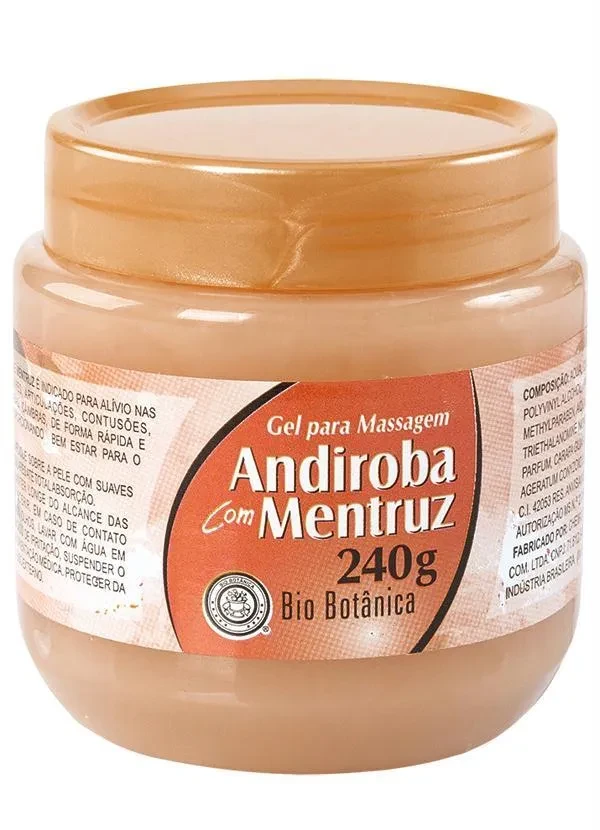 Lar e Lazer - Gel para Massagem Andiroba com Mentruz 240g