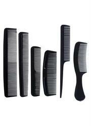 Kit Pentes de Cabelo Preto 6 Pe�as