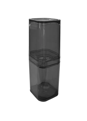 Lar e Lazer - Porta Escova com Tampa Lux Sortida - LAR E LAZER