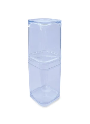 Lar e Lazer - Porta Escova com Tampa Lux Sortida - LAR E LAZER