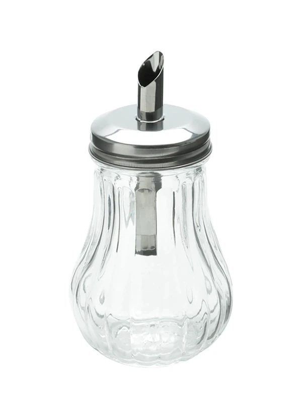 Lar e Lazer - Açucareiro de Vidro com Tampa de Aço Inox 4