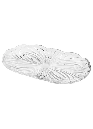 Lar e Lazer - Bandeja de Vidro Alberta 23,8cm X 14cm - Lyor - LAR E LAZER