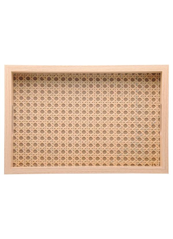 Bandeja Retangular Mdf Comfundo Trelia (Marrom)