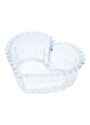 Lar e Lazer - Bowl em Vidro Coração 240 Ml - LAR E LAZER