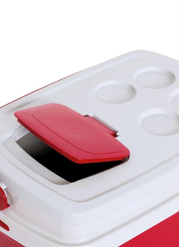 Soprano - Caixa Térmica Vermelha 32 Litros 6