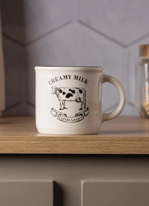 Lar e Lazer - Caneca Creamy Milk Branca - LAR E LAZER