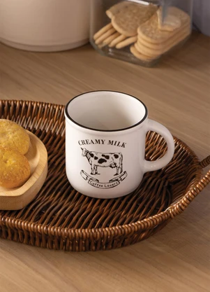 Lar e Lazer - Caneca Creamy Milk Branca - LAR E LAZER