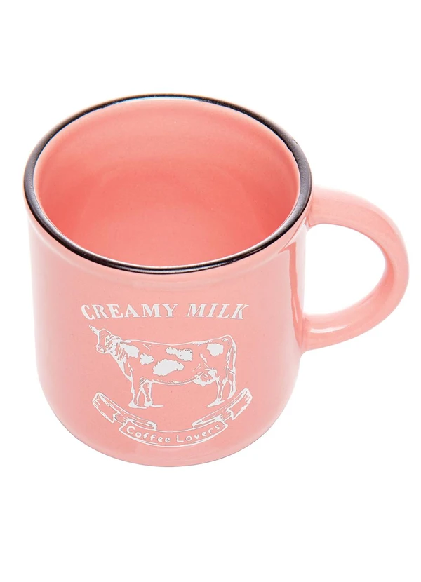 Lar e Lazer - Caneca Creamy Milk Rosa 4