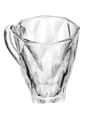Lar e Lazer - Caneca Diamond 180ml em Vidro - Lyor - LAR E LAZER