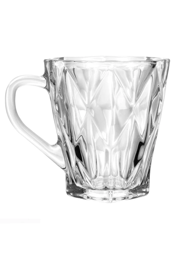 Lar e Lazer - Caneca Diamond 180ml em Vidro - Lyor