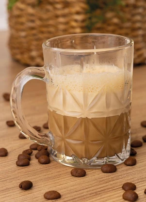 Lar e Lazer - Caneca para Cappuccino Em Vidro 170ml - LAR E LAZER