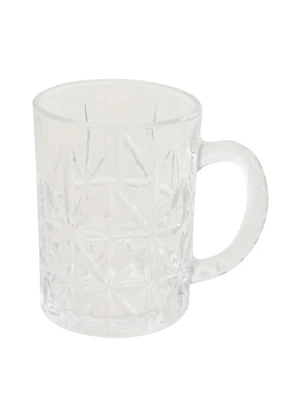 Lar e Lazer - Caneca para Cappuccino Em Vidro 170ml - LAR E LAZER